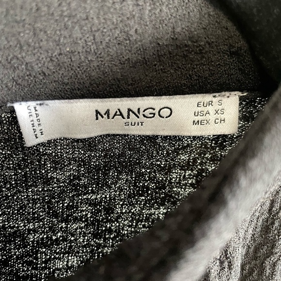 Black Mango dress short sleeved Size XS - Picture 3 of 3